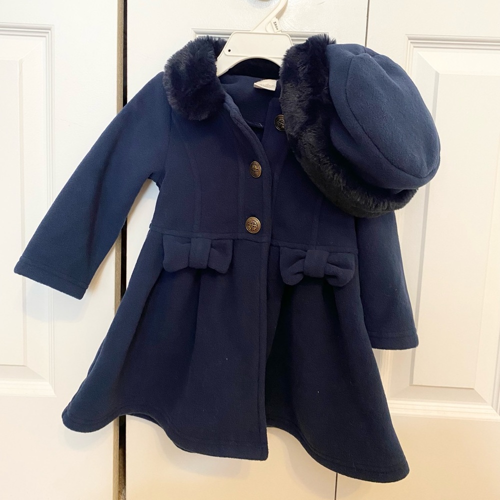 Starting Out Navy Blue Coat with Hat